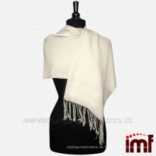 100% Wolle Pashmina Off White Damen Schal Schal